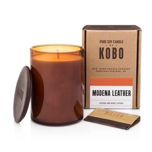 Modena Leather Pure Soy Candle